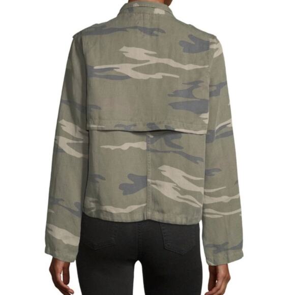 Rails Maverick Sage Camo Military/Bomber Style Jacket women's size S - Picture 14 of 14